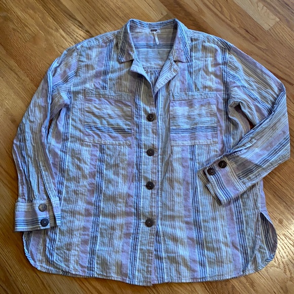 Free People 🍂 Oversized Top - Picture 1 of 4